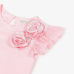 Angel's Face-Girls Fairy Pink Ruffle Top | Childrensalon Outlet