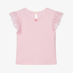 Angel's Face-Girls Fairy Pink Ruffle Top | Childrensalon Outlet