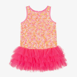 Angel's Face-Girls Fuchsia Sequin Tulle Gown | Childrensalon Outlet