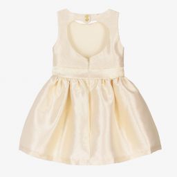 Angel's Face-Girls Glittery Gold Dress  | Childrensalon Outlet