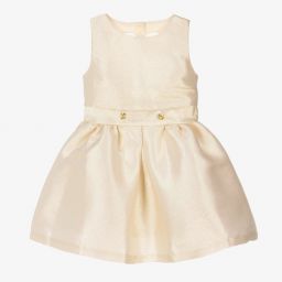Angel's Face-Girls Glittery Gold Dress  | Childrensalon Outlet