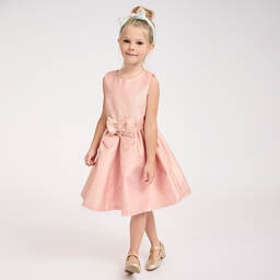 انجلز فيس-فستان لون زهري غليتر | Childrensalon Outlet