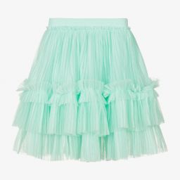 Angel's Face-Girls Green Tulle Skirt | Childrensalon Outlet