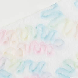 Angel's Face-فستان فرو صناعي وجيرسي لون أبيض للمولودات | Childrensalon Outlet