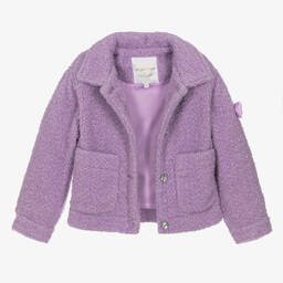 Angel's Face-Girls Lilac Purple Teddy Fleece Jacket | Childrensalon Outlet