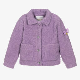 Angel's Face-Girls Lilac Purple Teddy Fleece Jacket | Childrensalon Outlet