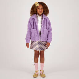 Angel's Face-Girls Lilac Purple Teddy Fleece Jacket | Childrensalon Outlet