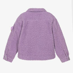Angel's Face-Girls Lilac Purple Teddy Fleece Jacket | Childrensalon Outlet