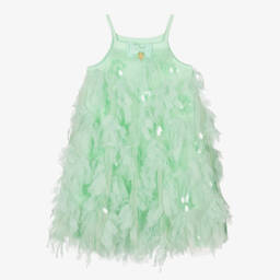 Angel's Face-Girls Mint Tulle & Sparkle Gown | Childrensalon Outlet