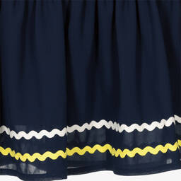 Angel's Face-Синее платье из крепа в матросском стиле | Childrensalon Outlet