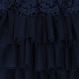 Angel's Face-Синяя юбка из тюля с кружевом | Childrensalon Outlet