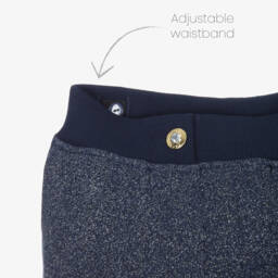 Angel's Face-Girls Navy Sparkle Jersey Joggers | Childrensalon Outlet