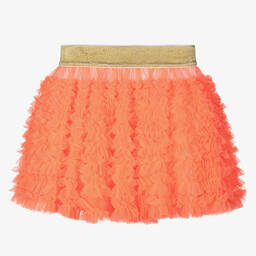 Angel's Face-Girls Neon Orange Tulle Tutu Skirt | Childrensalon Outlet