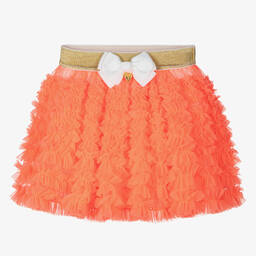 Angel's Face-Girls Neon Orange Tulle Tutu Skirt | Childrensalon Outlet
