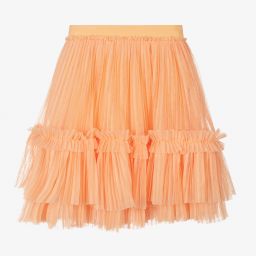Angel's Face-Girls Orange Tulle Skirt | Childrensalon Outlet