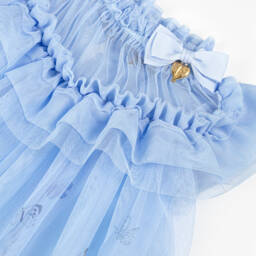 Angel's Face-Платье из голубого тюля с зайчиком для девочек | Childrensalon Outlet