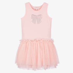 Angel's Face-Girls Pale Pink Tulle Dream Dress | Childrensalon Outlet