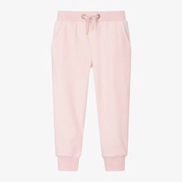 Angel's Face-بدلة رياضية قطن قطيفة لون زهري فاتح للبنات | Childrensalon Outlet