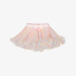 Angel's Face-Girls' Pastel Pink Tulle Skirt | Childrensalon Outlet
