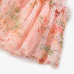 انجلز فيس-فستان زهرة الخوخ للبنات | Childrensalon Outlet