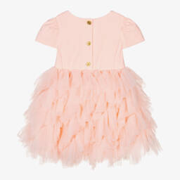 Angel's Face-Восхитительное платье из персикового тюля и хлопка для девочек | Childrensalon Outlet