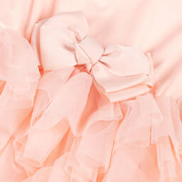 Angel's Face-Восхитительное платье из персикового тюля и хлопка для девочек | Childrensalon Outlet