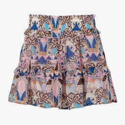 Angel's Face-Girls Pink and Blue Chiffon Skirt | Childrensalon Outlet