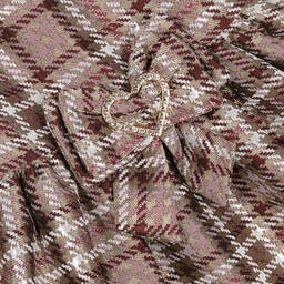 Angel's Face-Girls Pink & Beige Houndstooth Dress | Childrensalon Outlet