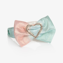 Angel's Face-Girls Pink & Blue Hairband | Childrensalon Outlet