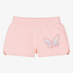 Angel's Face-Girls Pink Butterfly Cotton Shorts | Childrensalon Outlet