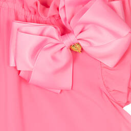 Angel's Face-فستان شيفون لون زهري | Childrensalon Outlet