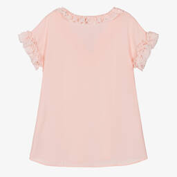 Angel's Face-Girls Pink Chiffon Sequinned Kaftan | Childrensalon Outlet