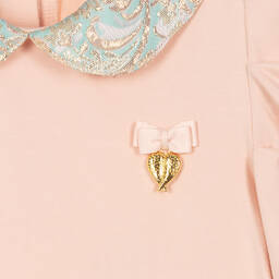 Angel's Face-بلوز قطن جيرسي لون زهري للبنات | Childrensalon Outlet