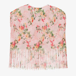 Angel's Face-قَفْطان بطبعة ورود لون زهري للبنات | Childrensalon Outlet