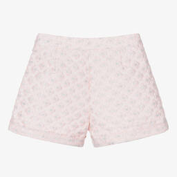 Angel's Face-Girls Pink Flower Jacquard Shorts | Childrensalon Outlet