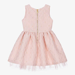 Angel's Face-Girls Pink Jacquard Flower Dress | Childrensalon Outlet