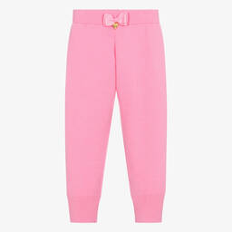 Angel's Face-Girls Pink Knitted Joggers | Childrensalon Outlet