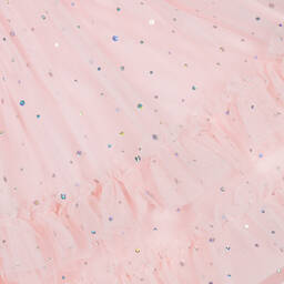 Angel's Face-Girls Pink Midi Tulle Skirt | Childrensalon Outlet