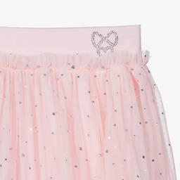 Angel's Face-Girls Pink Midi Tulle Skirt | Childrensalon Outlet