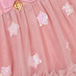 Angel's Face-Girls Pink Sequin Stars Tulle Skirt | Childrensalon Outlet