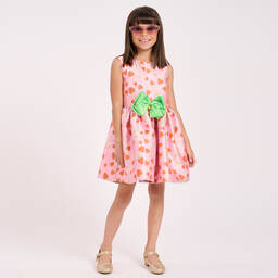 Angel's Face-فستان جاكارد لون زهري | Childrensalon Outlet