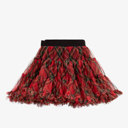 Angel's Face-Girls Red Tartan Tutu Skirt | Childrensalon Outlet