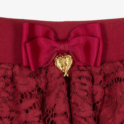 Angel's Face-Girls Red Tulle & Lace Trim Tutu Skirt | Childrensalon Outlet