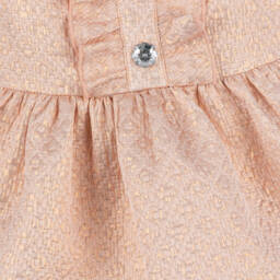 Angel's Face-Girls Rose Gold Jacquard Gown | Childrensalon Outlet