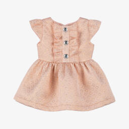 Angel's Face-Girls Rose Gold Jacquard Gown | Childrensalon Outlet