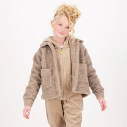 Angel's Face-Girls Sand Borg Jacket | Childrensalon Outlet