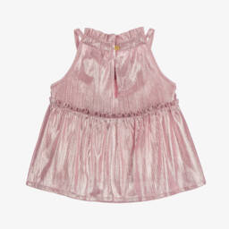 Angel's Face-بلوزة لامعة وردية للبنات | Childrensalon Outlet