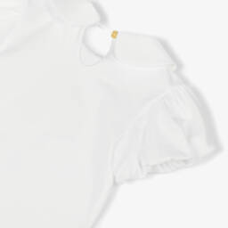 Angel's Face-Girls Snowdrop Cotton Bow Top | Childrensalon Outlet