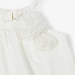 Angel's Face-Girls Snowdrop Tulle Flower Top | Childrensalon Outlet