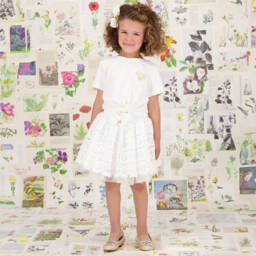 Angel's Face-Girls Snowdrop Winged Cotton Tee | Childrensalon Outlet